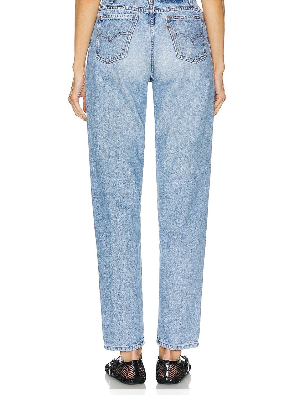 ALIGRACE Vintage Double Waist Jeans in Light Medium